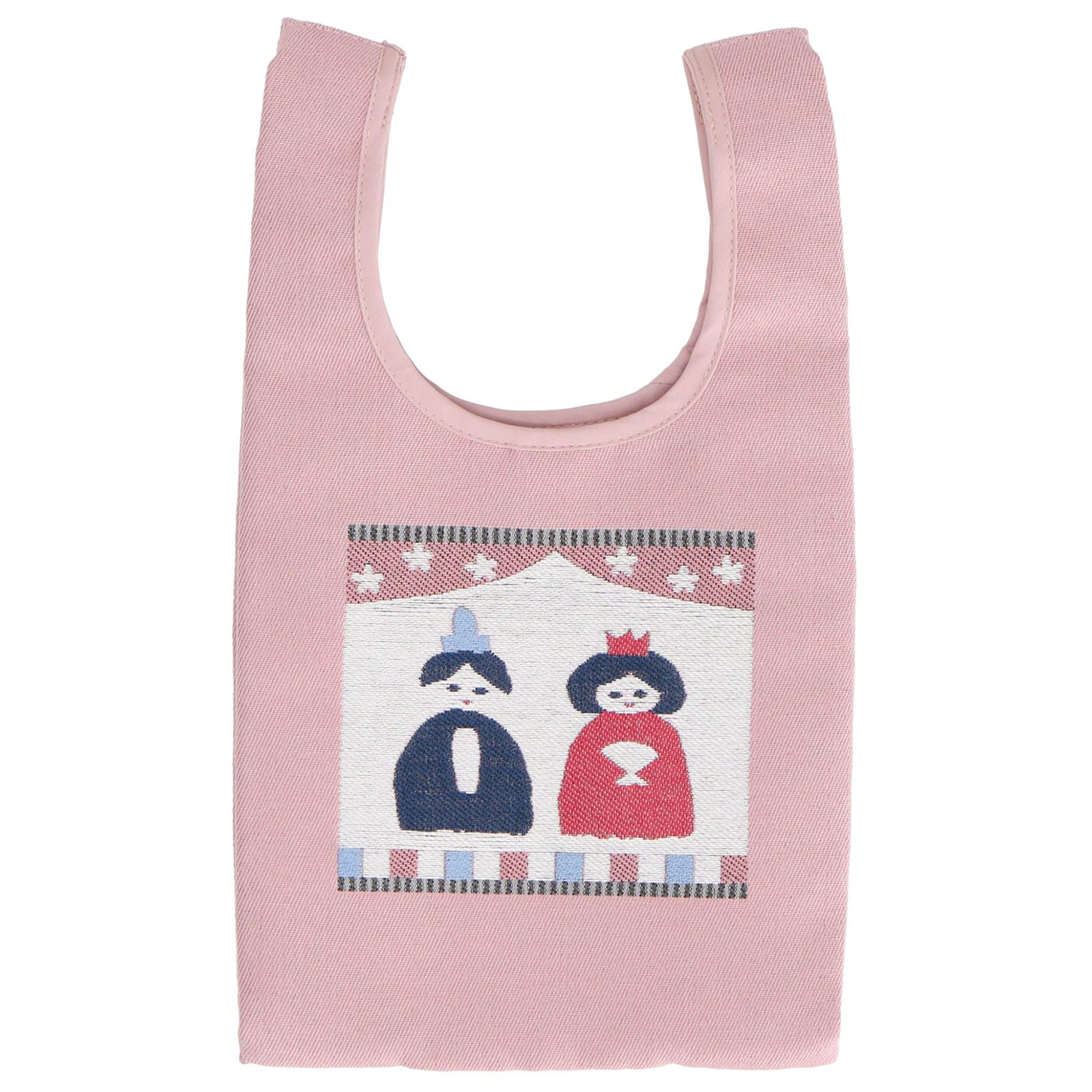 47 Сумка «Заново открывая Японию» 44703801 Унисекс 44703811A Розовый [Сайтама: Кукла Хина] Прибл.. 20 см Ш x 22 см В x 8 см Г. Высота ручки: приблизительно. 12см