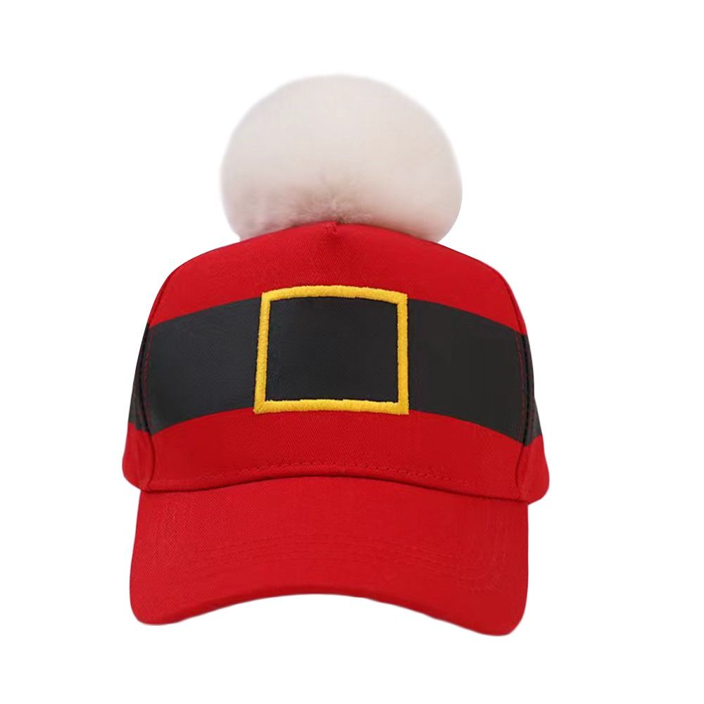 

Зимние шапки-бини с меховыми помпонами, рождественские подарки, модная шапка Санта-Клауса для взрослых 2