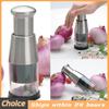 Stainless Steel Manual Hand Chopper Kitchen Tools Vegetable Chopper Garlic Press for Garlic Ginger Herbs Nuts