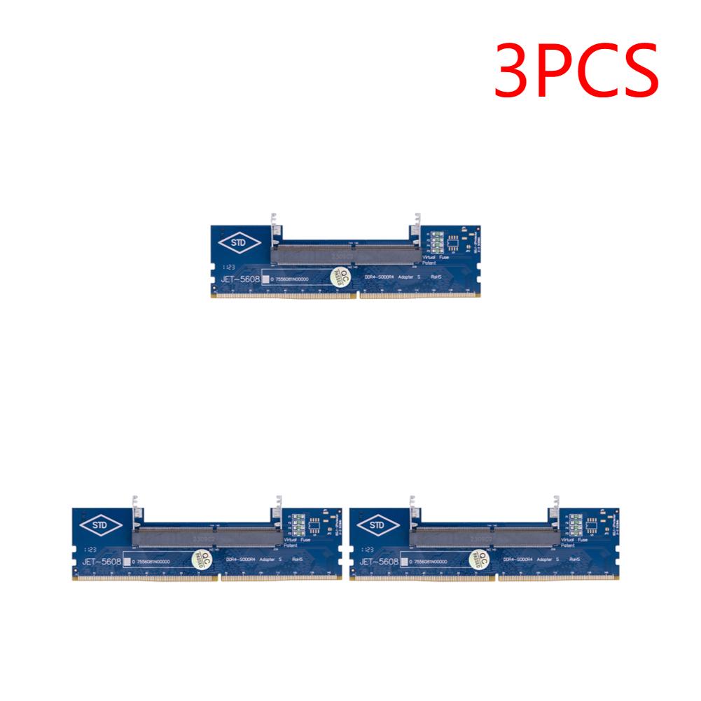 NEW 1-5PCS SO-DIMM To PC DIMM Card Laptop To Desktop DDR3 DDR4 Connector Card Memory Stick Laptop To Desktop Adapter