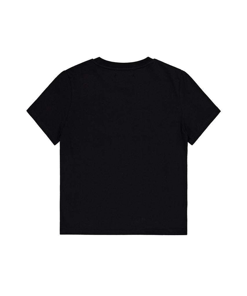 ROCKCAKE Without Art Script Top - Black
