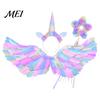 Lightweight Swan Wings for Adults Angel Feather Kids, Colorful Wing Costume Accessory Comfortable Masquerade with Elastic Strap Halloween Party,
