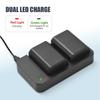 Camera NP FZ100 Battery & Charger Kit with 2 Slot Battery Charger + 2pcs NP FZ100 Batteries 7.2V 2300mAh + USB