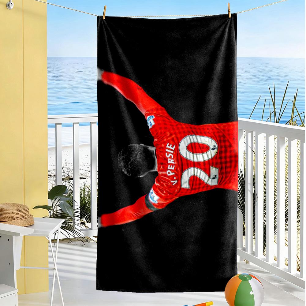 Victory Pose: V.persie's Celebration Beach Towel Soft Durable Quick-Dry Comfortable Lightweight