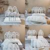5pcs Candlesticks Silicone Molds Gothic House Candle Holder Castings Molds
