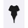 Gu By Uniqlo Warm Rib Bodysuit  Short Sleeve 