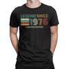 Unisex Unisexs Vintage 1976 50 Year Old Music T Shirt 50th Birthday 100 Cotton Clothing Funny Short Sleeve Tee Shirt TShirt