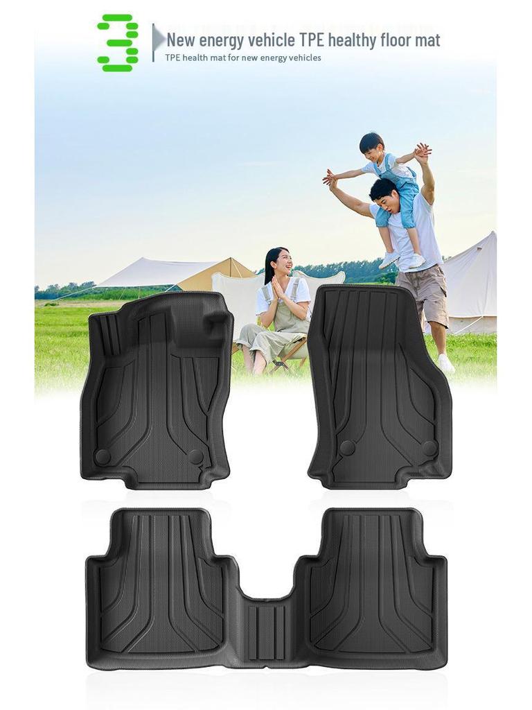 Volkswagen Magotan 2024/Passat PRO 2025 Car Floor Mats - Dirt-Resistant, Waterproof, TPE Full Coverage