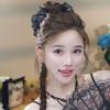 Chinese Style Mesh Bow Hair Clip For Female Simulated Wig Braid At The Back Of The Head Shark Clip Headwear