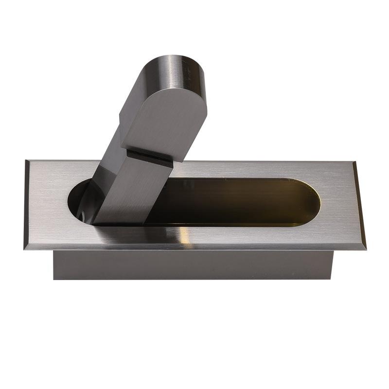 3W Embedded LED Wall Lamp 350 Degree Rotation Adjustable Angle Bedroom Bedside Reading Light Recessed Foldable Home Decor Sconce