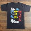 The 4‐Skins Band Album Collection  Cotton Tee Gift For Fan S To 5XL Unisex T-Shirt