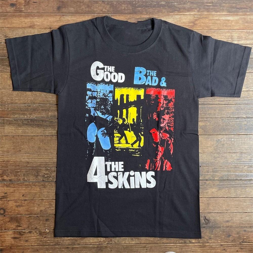The 4‐Skins Band Album Collection Cotton Tee Gift For Fan S to 5XL Unisex T-Shirt S