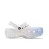 Crocs Classic Platform Clog Hello Beach Girl School Style EVA Versatile Hole Shoes Unisex Blue Pink