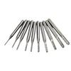 10x 1 8 0.8-3.175mm Nitride Coated Carbide PCB CNC Drill Bits