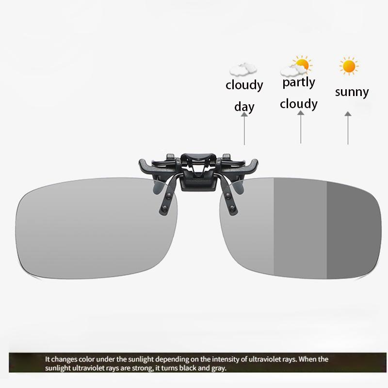 

Фотохромные линзы поляризованные солнцезащитные очки мужские хамелеон клипса на откидные очки день ночь водительские очки