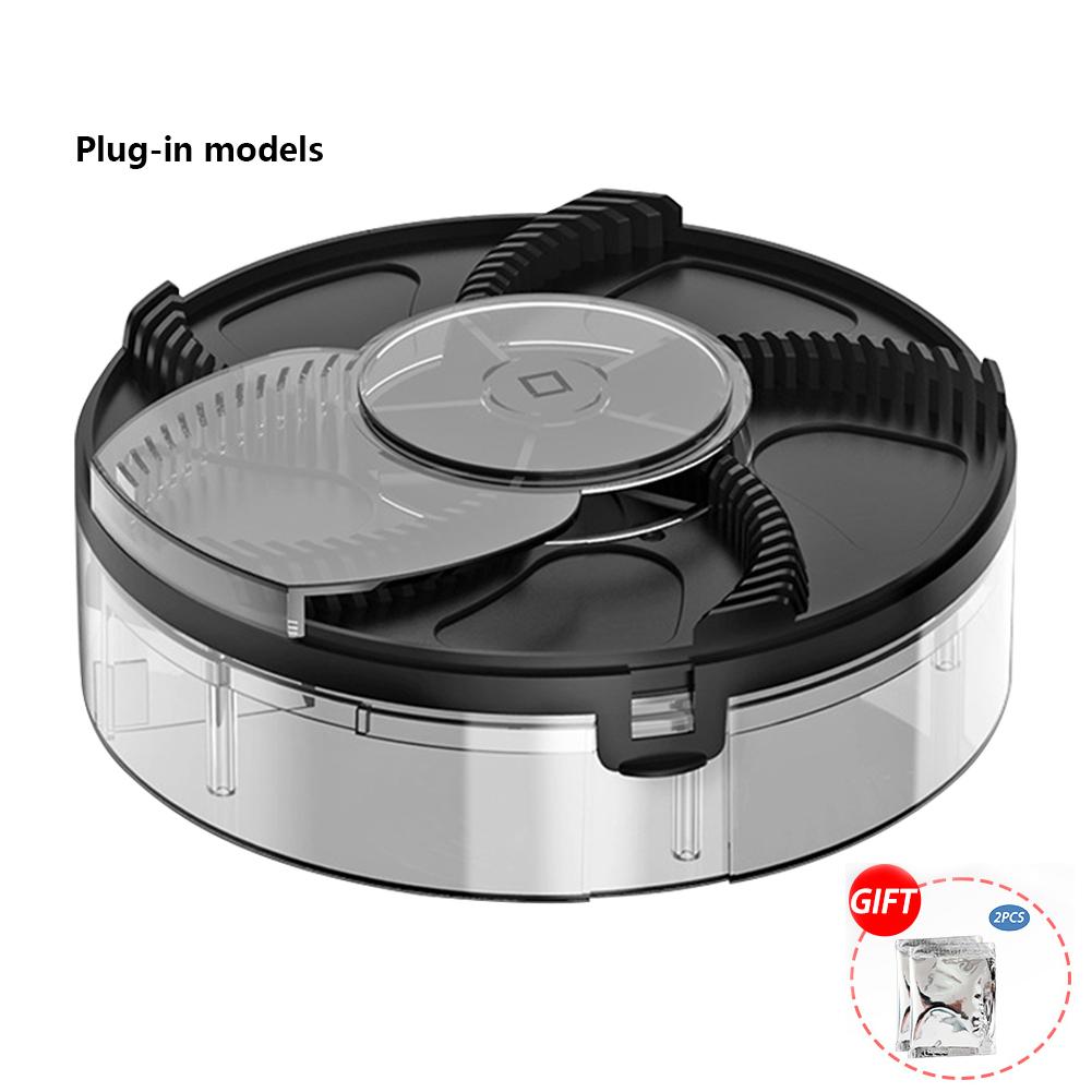 

Автоматическая ловушка для мух с зарядкой от USB-порта Физическая ловушка для мух Кухонная мухоловка Тихая ловушка для вредителей Отпугивание насекомых plug-in version чёрный