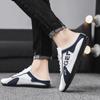 Fashion Men's Shoes Half Slippers Mesh Breathable Casual Sneakers for Men Cloth Shoes for Man Male Comfort Flat Footwear tenis masculino