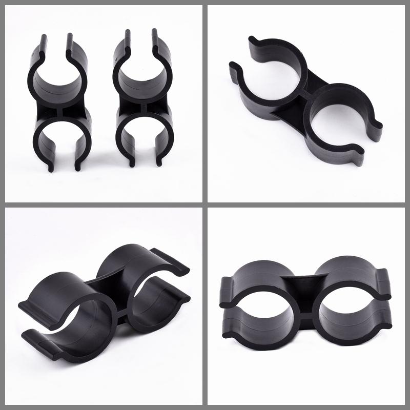 3~20PCS 20mm 25mm 32mm Type H Pipe Clamps Aquarium Fish Tank Fitting Agricultural Irrigation Water Pipe Support Double U Type