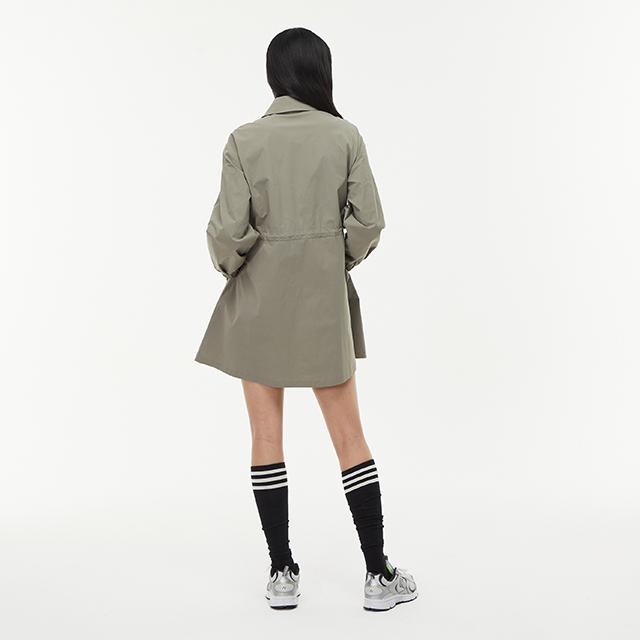 Rap Cargo Pocket Half-Zip Mini Dress Aq1Wo263