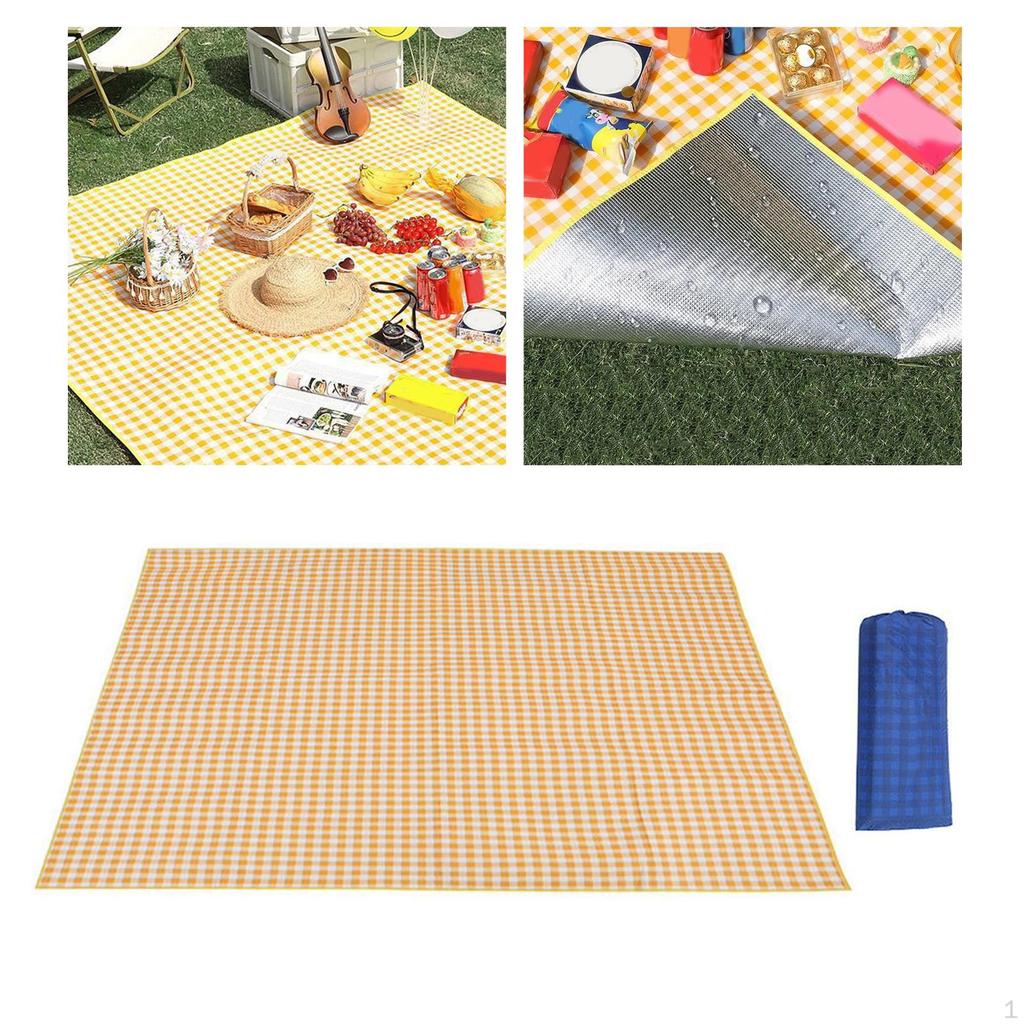 Outdoor Picnic Blanket ,Spring Outing Grass Mat ,Multipurpose Beach for Park