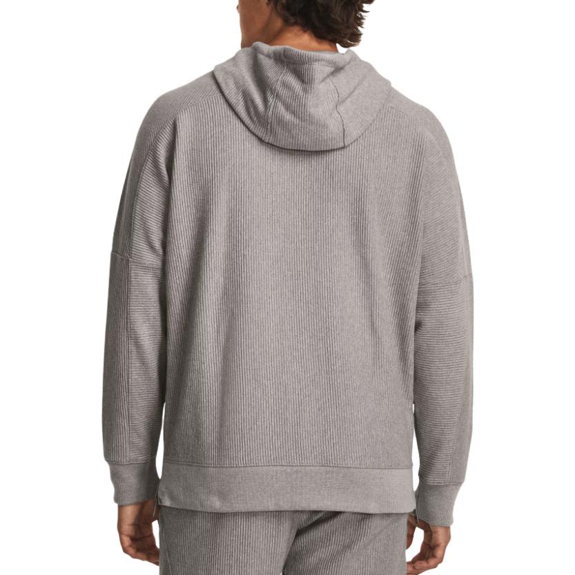Under Armour Ottoman Fleece Sweatshirts Men's Gray Hooded Moderate Other 1373878-294