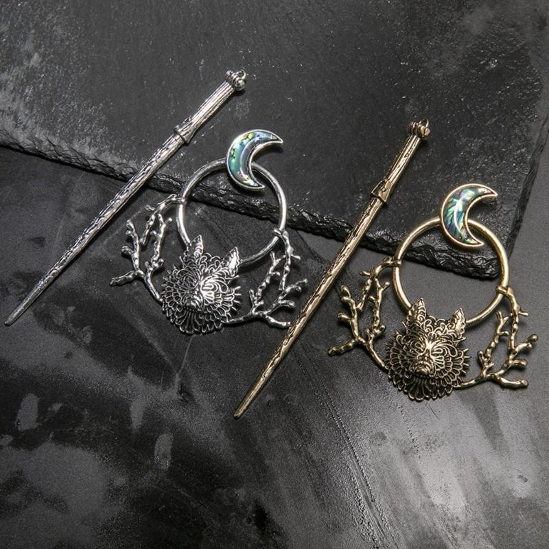 Vintage Butterfly Hair Claw Decoration For Women Inspire By Culture With Silver Plating and Crescent Shape Daily Use