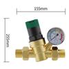 A84X-For Household RV Tap Water Pressure Reducing Valve Brass DN20 2-Way Rotary Pressure Regulator
