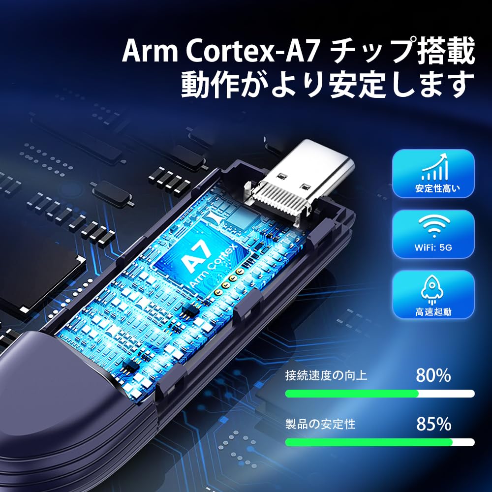 CarlinKit Mini SE Pro Auto Wireless Instantly Turn Your Factory Wired Car Into a Wireless Easy CarPlay/Android Adapter. Car. Plug-and-play Setup.