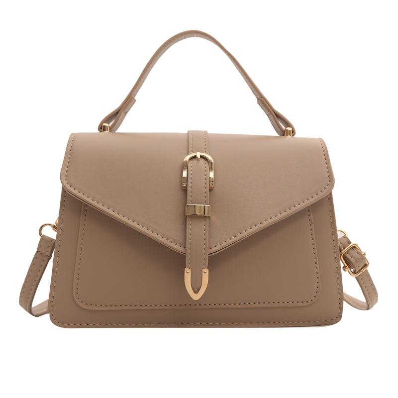 Handheld Women'S Bag Summer Fashion Shoulder Bag Textured Hardware Women'S Bag Small Square Bag Crossbody Bag
