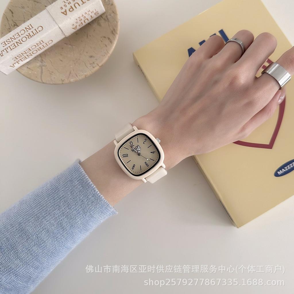 Korean Watch Male And Female Students Examination College Style High Value Simple Silicone Women'S Watch Source