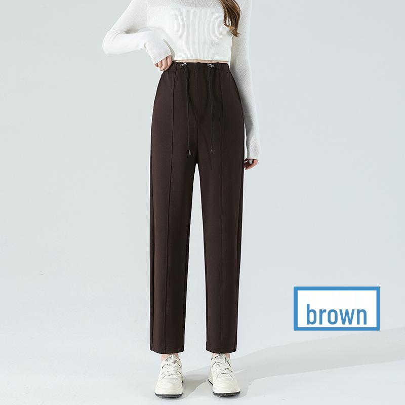 

Брюки прямого кроя для беременных больших размеров - Весна/Осень, Без поддержки живота, Удобная посадка, Повседневный длинный стиль XL