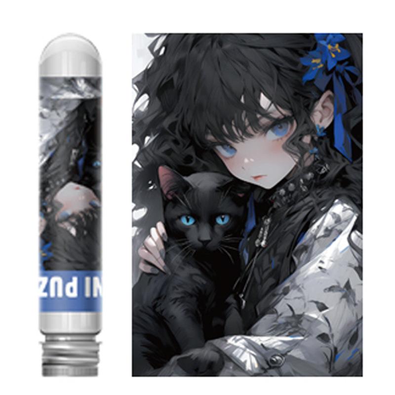 Van Gogh Ayçiçekleri 150 Mini Test Tüpü Bulmaca Dünyaca Ünlü Resim Serisi Seyahat Bulmaca DIY ÇerçeveYC-M