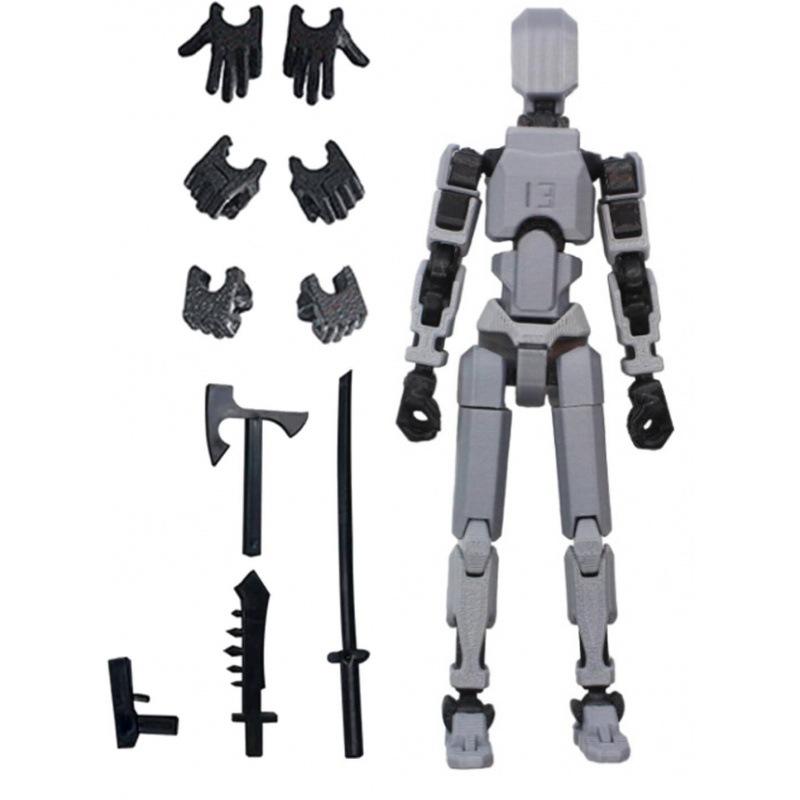 13cm Fai da te 3D Schizzo Disegna Corpo Mobile Maschile Femminile Corpo Kun Chan Dolore Articolare Personaggio Anime Modello Azione Figure Accessori Giocattolo