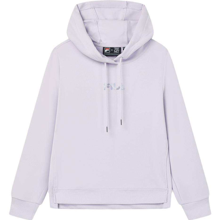 

FILA X The Met Knitted Hooded Monet Print Sweatshirt Women sweatshirt Light-Lavender F11W348202FVT S