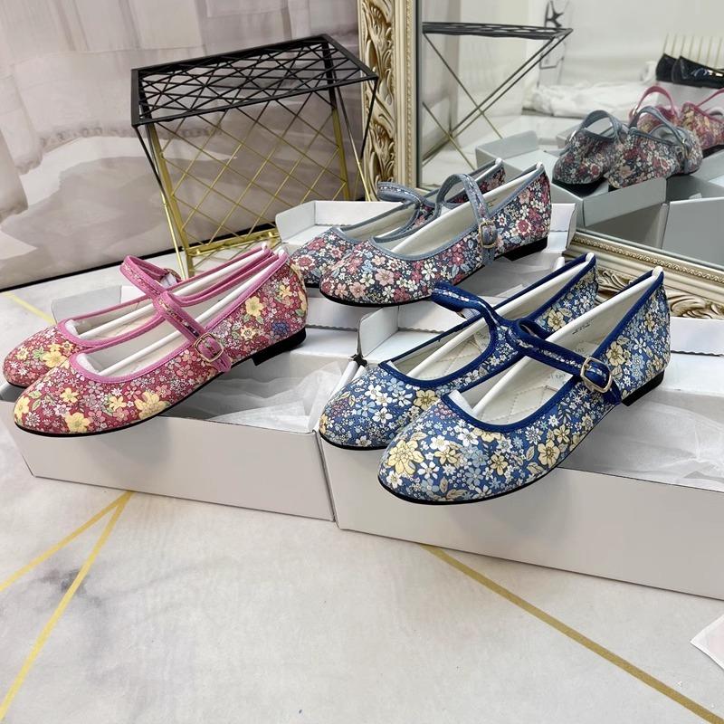 Fashion Flat Shoes for Women New Spring Autumn Mary Jane Flower Ballet Shoes for Women Lightweight Comfortable Women's Shoes
