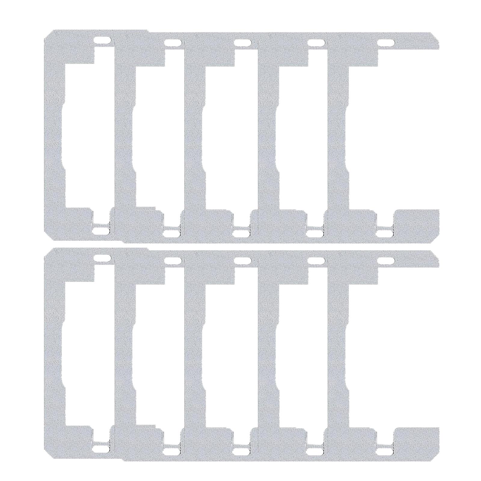 

Металлические прокладки для настенных панелей, металлические выравнивающие пластины для устройств, выравнивающие пластины для ровной установки электрических розеток и коробок 10PCS