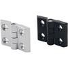 Zinc Alloy/Aluminum Alloy Industrial Hinge for Electrical Cabinet and Machinery Doors - Aluminum Hardware Fitting Metal Hinge 1Pcs(ZDC-A4040-black)