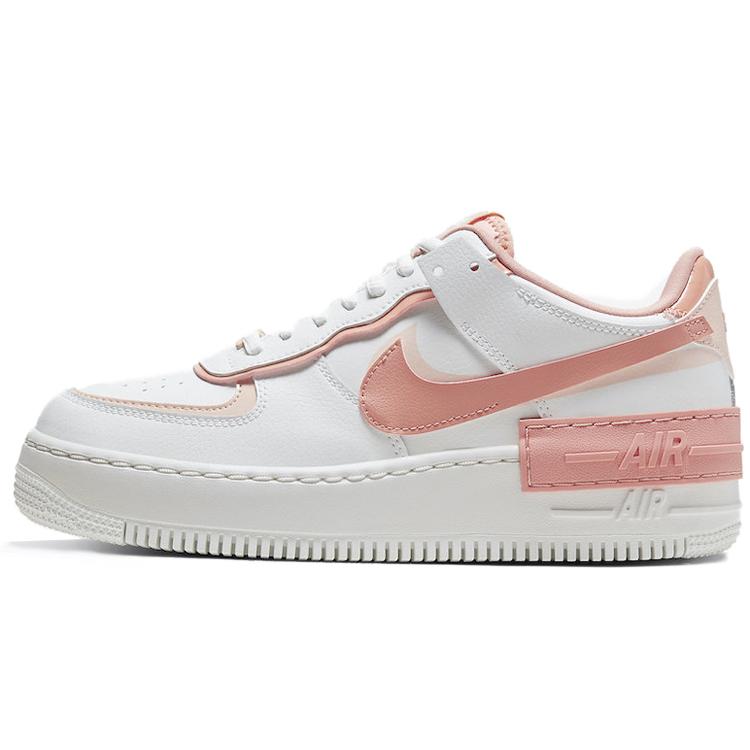 

новые женские Nike Air Force 1 Low Shadow Белые Кораллово-розовые 35.5