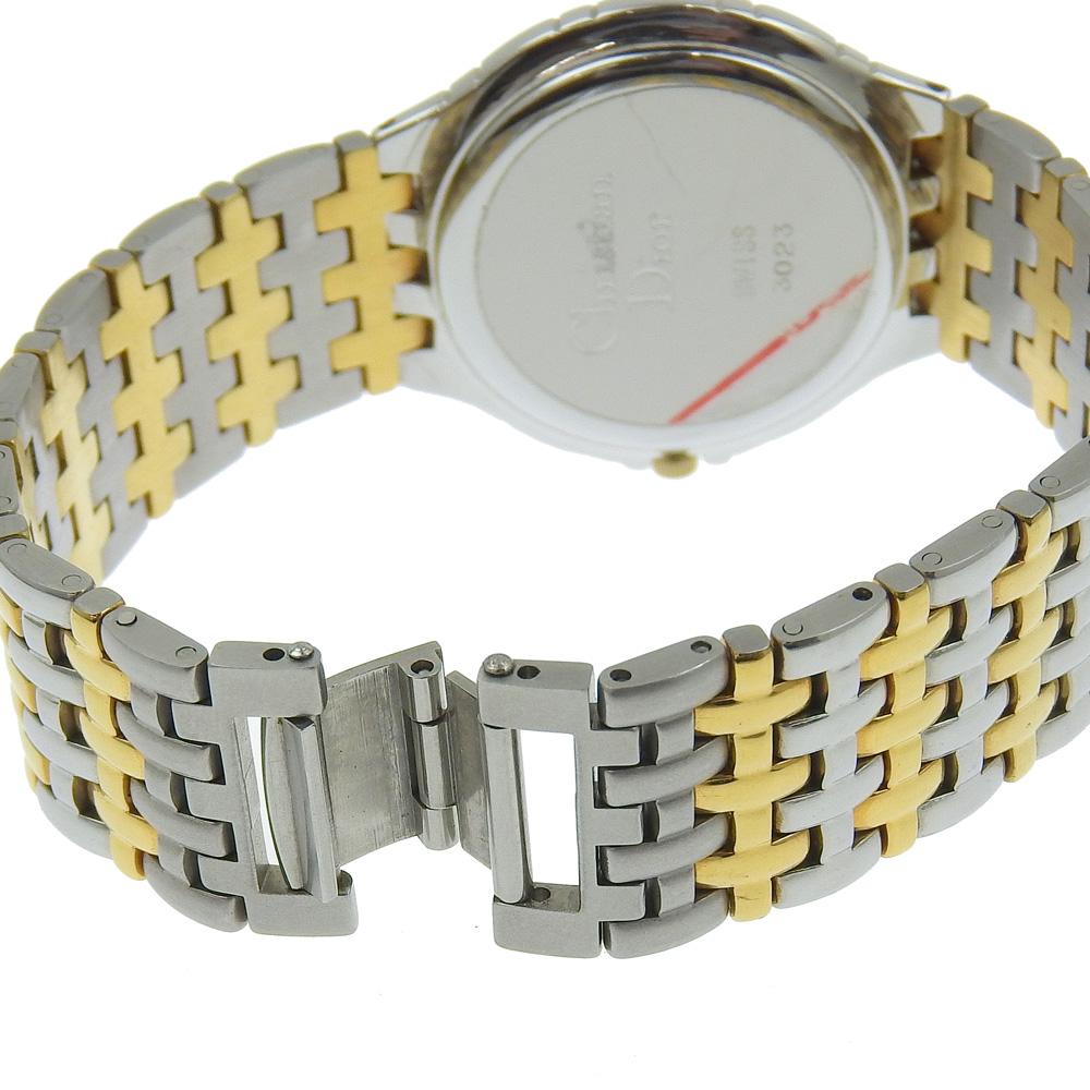 Dior combination Watches 3023 WhiteDial Stainless Steel/Plated Gold Quartz Analog display Boys Used
