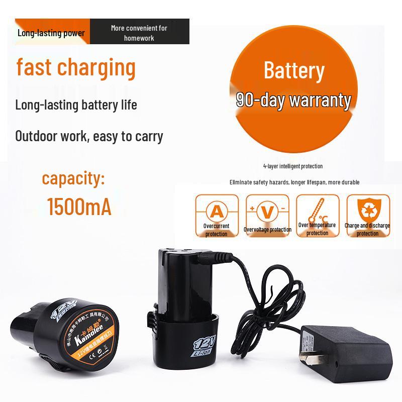 Cordless 12V Rechargeable Mini Electric Screwdriver with Lithium Battery