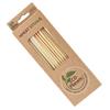 100Pcs/Set Natural Wheat Straw Biodegradable Straws Portable Drinking Straw