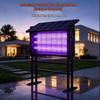 Large Solar Mosquito Killer Lamp: Rainproof Outdoor Model for Parks, Hospitals, and Schools - Attracts and Eliminates Mosquitoes and Flies.
