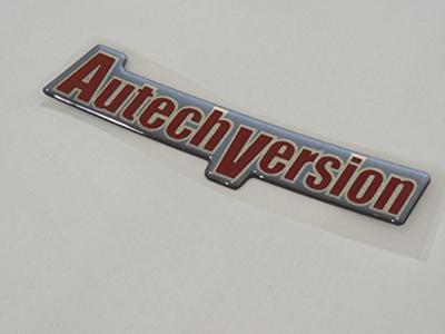 NISSAN NISSAN Oryginalny Emblemat Nissan Typ Naklejany 4cm x 16cm Naklejka Uszczelka Części Zamienne Autech Stagea Wymiana Pogorszenia [Wersja Autech] Rozmiar