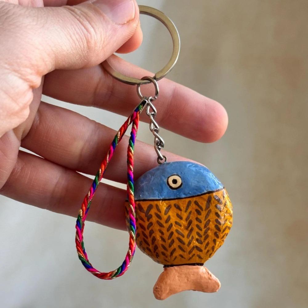 

DIY Necklace Small Fish Pendant Multi-color Backpack Charms Trendy Car Key Ring Men Style7