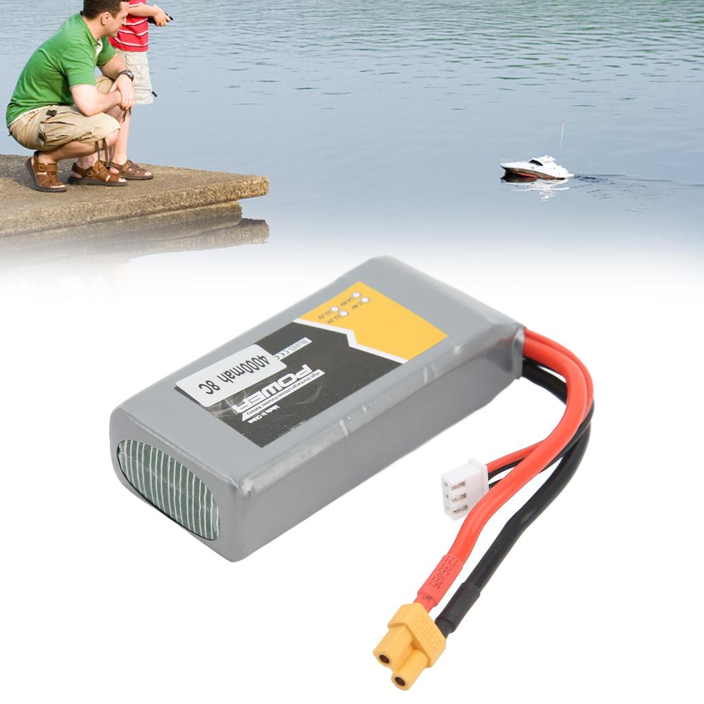 RC 4000mAh Lipo Battery 8C Safe Female XT30 Plug High Conversion Rate 7.4V Lipo Battery for RC Car Boat Plane