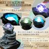 SALUDABLE Tabletop Fountain - Stylish Interior Decor, Water Sound, Waterfall Ornament, Mini Fountain, Babbling Brook, Flowing Water, Relaxation