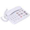 LD‑858HF Big Button Telephone Amplified Photo Memory Corded Landline for Seniors Elderly