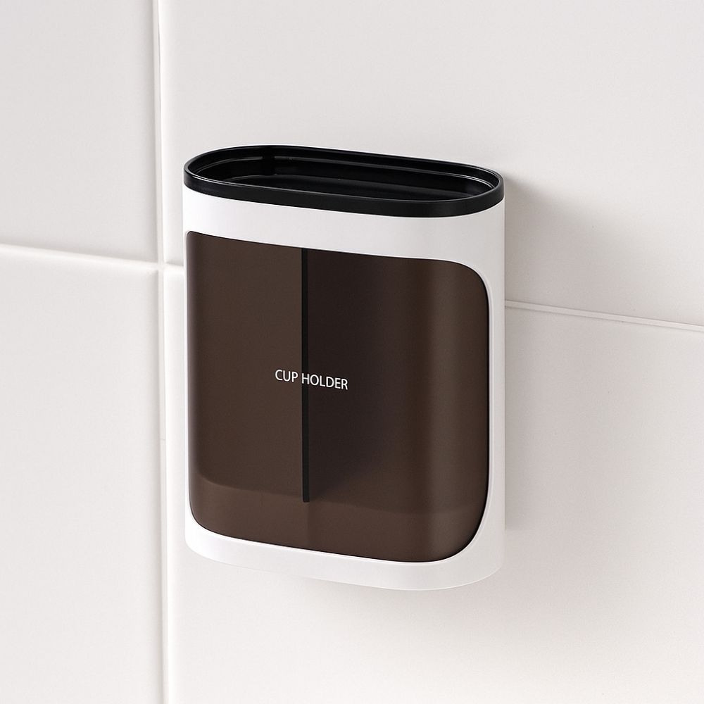 Space-Saving Wall-Mounted Cup Holder Water Resistant Disposable Cup Holder Cup Taker  Office Use