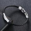2026 Europe, America, Versatile Fashion Infinite 8-character Bracelet, Men's Jewelry