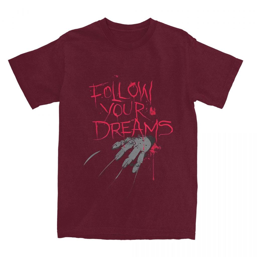Elm Street Nightmare T-Shirt F-Freddy K-Kruger T Shirts Short-Sleeve Streetwear Tops Summer Pure Cotton O-Neck Oversize Tees